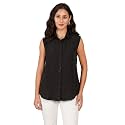 Women Plus Size Sleeveless Button Down Shirt