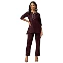 Women Printed 2-Piece Silkblend Kurta amp Pants