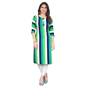 Women Printed Crepe Kurtas