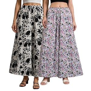 Women Printed Palazzo Pants Combo Pack of