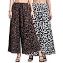 Women Printed Palazzo Pants Combo Pack of