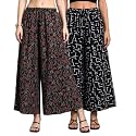 Women Printed Palazzo Pants Combo Pack of