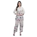 Women Printed Short Kurti with Pant Set