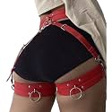 Women Punk Belts PU Leather Body Chain Waist Belt BDSM Lingerie Bondage Bodysuit Goth Harness Lingerie