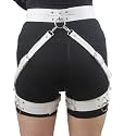Women Punk Belts PU Leather Body Chain Waist Belt BDSM Lingerie Bondage Bodysuit Goth Harness Lingerie