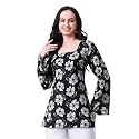 Women Pure Cotton Floral Printed Short Kurti