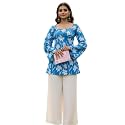 Women Pure Cotton Floral Printed Short Kurti