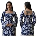 Women Pure Cotton Floral Printed Short Kurti
