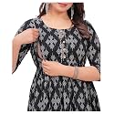 Women Pure Cotton Maternity Kurta Two Side