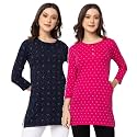 Women Regular Fit Henley All Over Print