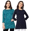 Women Regular Fit Henley All Over Print