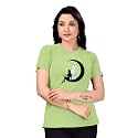 Women Round Neck Printed_Cotton Blend Regular Fit