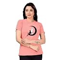 Women Round Neck Printed_Cotton Blend Regular Fit