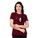 Women Round Neck Printed_Cotton Blend Regular Fit
