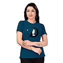 Women Round Neck Printed_Cotton Blend Regular Fit
