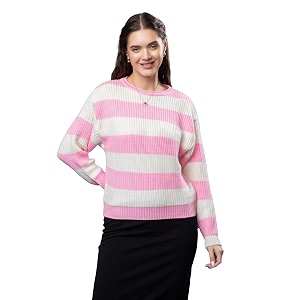 Wear lusso Womens 100 Wool Color Block