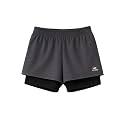 Womens 2-in-1 Running Shorts Quick-Dry Double