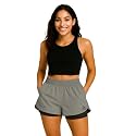 Womens 2-in-1 Running Shorts Quick-Dry Double
