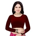 Women's 21 INCH Velvet Blouse – Premium Soft Velvet, Readymade Full Sleeves, Elegant &amp; Comfortable Design