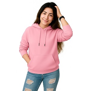 Womens Black Fleece Hoodie Oversized Fit Soft