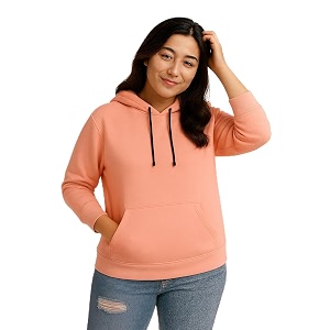 Womens Black Fleece Hoodie Oversized Fit Soft