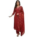Womens Blue Color Polyester Kurta Set with
