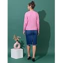 Womens Cable Knit Woolen Pullover Full