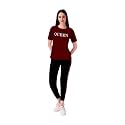 Womens Casual Printed T-Shirt and Track Pant