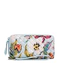Vera Bradley Women's Cotton Accordion Wristlet with RFID Protection