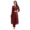 Women’s Cotton Silk Zari Kurta Pant Set