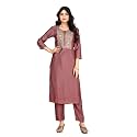 Women’s Cotton Silk Zari Kurta Pant Set