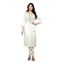 Women’s Cotton Silk Zari Kurta Pant Set