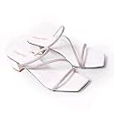 Women’s Fancy Patent Leather Heel Sandals – Fabulous Design|FK_813_WHITE HEEL-P