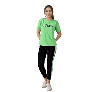 Womens Front Taped Tracksuit Co-Ord Set Stylish