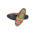 Womens Hand Embroidered Ethnic Juttis Multicolour