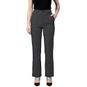 Womens High Waist Formal Straight Fit Trousers