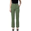 Womens High Waist Formal Straight Fit Trousers