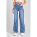 Womens High Waist Straight Fit Jeans 