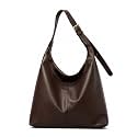 Womens Large PU Leather Hobo Shoulder Bag