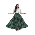 Womens Lycra Top with Georgette Skirt 