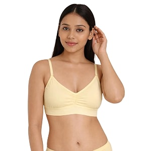 Womens Non-Padded Cotton Bra with Sports Look
