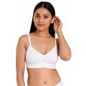 Womens Non-Padded Cotton Bra with Sports Look