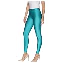 Womens Nylon Shimmer Leggings Ankle Length
