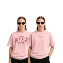 Womens Oversized Cotton Blend Graphic T-Shirt Combo