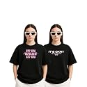 Womens Oversized Cotton Blend Graphic T-Shirt Combo