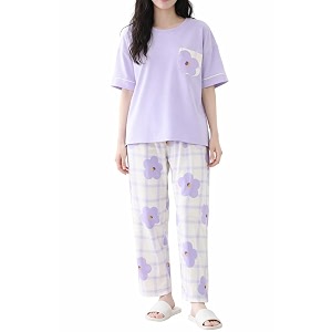 Womens Pajama Set with Top Pants