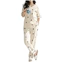 Womens Pajama Set with Top amp Pants