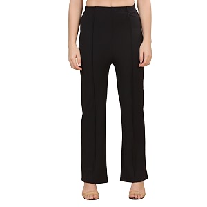 Womens Polycotton Comfort Fit Straight Trousers -