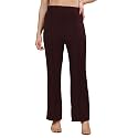 Womens Polycotton Comfort Fit Straight Trousers 