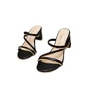Womens PU Leather Sandals Comfortable Open-Toe